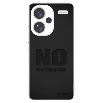 Picasee husă transparentă din silicon pentru Xiaomi Redmi Note 13 Pro+ 5G - No Excuses