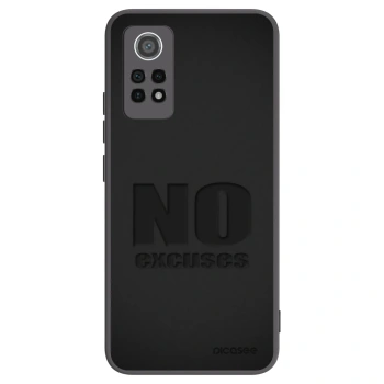Picasee husă neagră din silicon pentru Xiaomi Redmi Note 12 Pro 4G - No Excuses