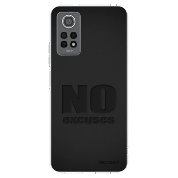 Picasee husă transparentă din silicon pentru Xiaomi Redmi Note 12 Pro 4G - No Excuses