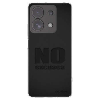 Picasee husă transparentă din silicon pentru Xiaomi Redmi Note 13 Pro 4G - No Excuses