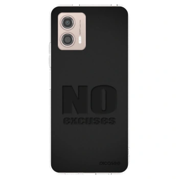 Picasee husă transparentă din silicon pentru Motorola Moto G53 5G - No Excuses