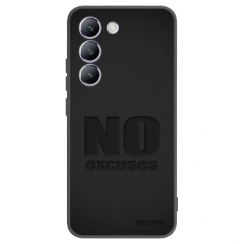Picasee husă neagră din silicon pentru Vivo V40 SE 5G - No Excuses