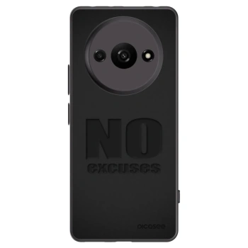 Picasee husă neagră din silicon pentru Xiaomi Redmi A3 - No Excuses