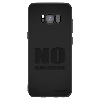 Picasee husă neagră din silicon pentru Samsung Galaxy S8 G950F - No Excuses