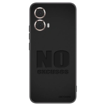 Picasee husă neagră din silicon pentru Motorola Moto G85 - No Excuses