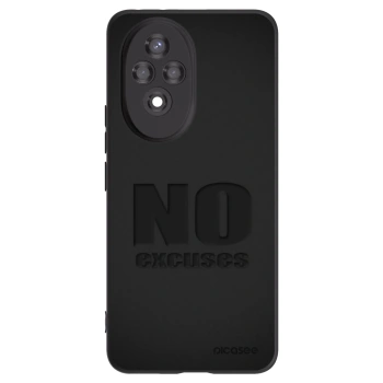 Picasee husă neagră din silicon pentru Honor 200 Pro 5G - No Excuses