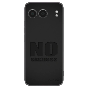 Picasee husă neagră din silicon pentru OnePlus Nord 4 - No Excuses