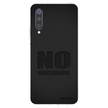 Picasee husă transparentă din silicon pentru Xiaomi Mi 9 - No Excuses