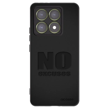 Picasee husă neagră din silicon pentru Xiaomi 14T - No Excuses