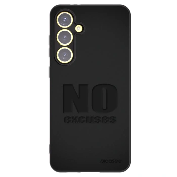 Picasee husă neagră din silicon pentru Samsung Galaxy S24 FE S721B - No Excuses