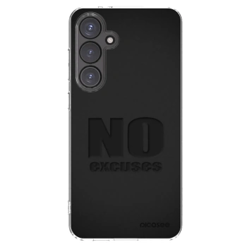 Picasee husă transparentă din silicon pentru Samsung Galaxy S24 FE S721B - No Excuses