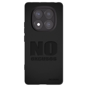 Picasee husă neagră din silicon pentru Xiaomi Redmi Note 14 Pro 5G - No Excuses