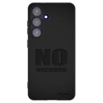 Picasee husă neagră din silicon pentru Samsung Galaxy S25 5G - No Excuses