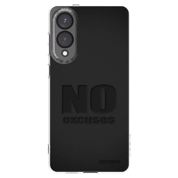 Picasee husă transparentă din silicon pentru Samsung Galaxy S25 Edge 5G - No Excuses