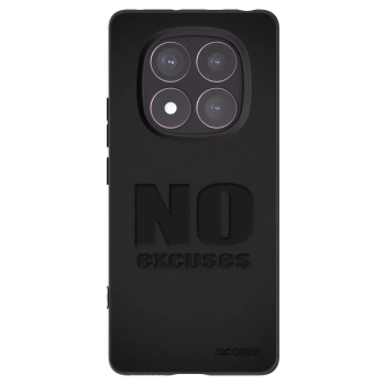 Picasee husă neagră din silicon pentru Xiaomi Redmi Note 14 Pro 4G - No Excuses