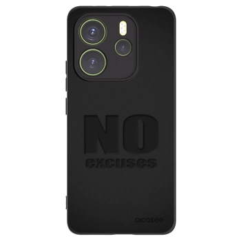 Picasee husă neagră din silicon pentru Xiaomi Redmi Note 14 4G - No Excuses