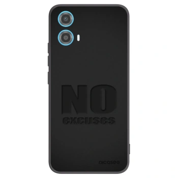 Picasee husă neagră din silicon pentru Motorola Moto G34 5G - No Excuses