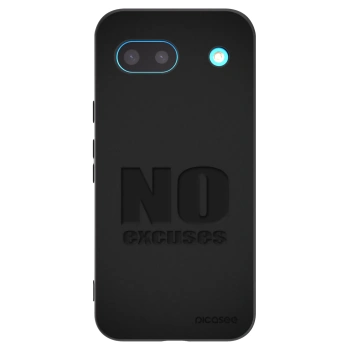Picasee husă neagră din silicon pentru Google Pixel 8 - No Excuses