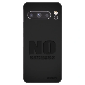 Picasee husă neagră din silicon pentru Google Pixel 8 Pro - No Excuses