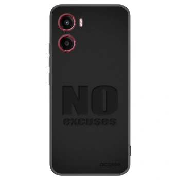 Picasee husă neagră din silicon pentru Motorola Moto G05 - No Excuses