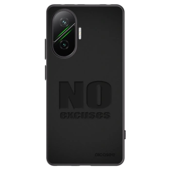 Picasee husă neagră din silicon pentru Xiaomi Poco F7 5G - No Excuses