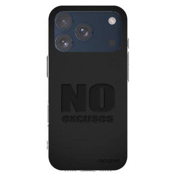 Picasee husă transparentă din silicon pentru Apple iPhone 17 Pro - No Excuses