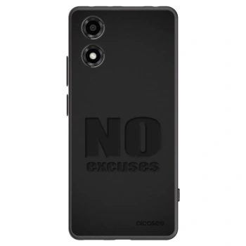 Picasee husă neagră din silicon pentru Motorola Moto E14 - No Excuses