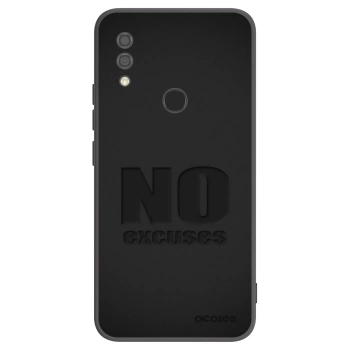 Picasee husă neagră din silicon pentru Xiaomi Redmi 7 - No Excuses