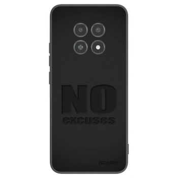 Picasee husă neagră din silicon pentru Realme 12X - No Excuses