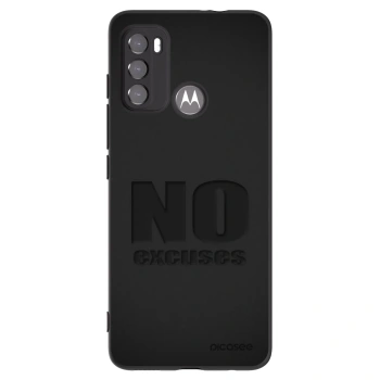 Picasee husă neagră din silicon pentru Motorola Edge 60 5G - No Excuses