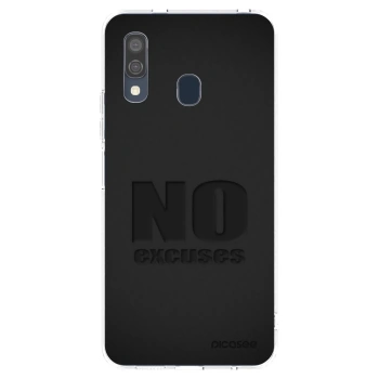 Picasee husă transparentă din silicon pentru Samsung Galaxy A40 A405F - No Excuses