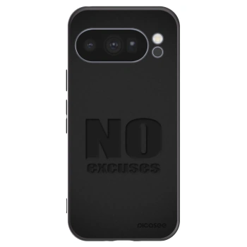 Picasee husă neagră din silicon pentru Google Pixel 10 Pro - No Excuses