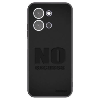 Picasee husă neagră din silicon pentru Xiaomi Redmi 15C 5G - No Excuses