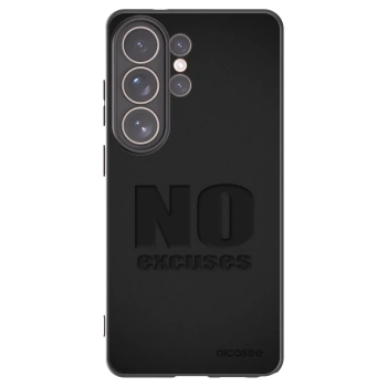 Picasee husă neagră din silicon pentru Samsung Galaxy S26 Ultra - No Excuses