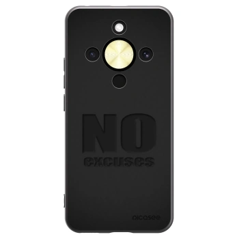 Picasee husă neagră din silicon pentru Honor Magic8 Lite 5G - No Excuses