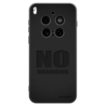 Picasee husă neagră din silicon pentru Vivo X300 Pro - No Excuses