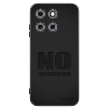 Picasee husă neagră din silicon pentru Motorola Moto G77 - No Excuses