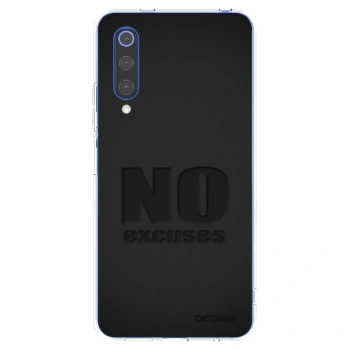 Picasee husă transparentă din silicon pentru Xiaomi Mi 9 SE - No Excuses