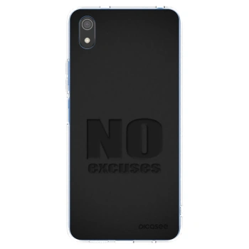 Picasee husă transparentă din silicon pentru Xiaomi Redmi 7A - No Excuses