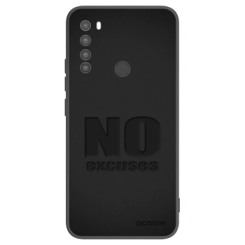 Picasee husă neagră din silicon pentru Xiaomi Redmi Note 8 - No Excuses