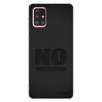 Picasee husă transparentă din silicon pentru Samsung Galaxy A71 A715F - No Excuses