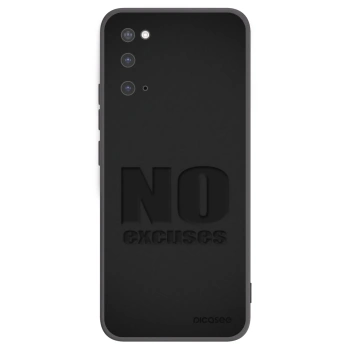 Picasee husă neagră din silicon pentru Samsung Galaxy S20 G980F - No Excuses