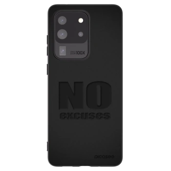 Picasee husă neagră din silicon pentru Samsung Galaxy S20 Ultra 5G G988F - No Excuses