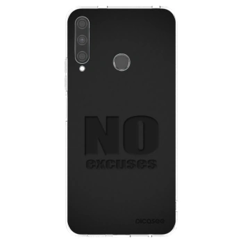 Picasee husă transparentă din silicon pentru Huawei P40 Lite E - No Excuses