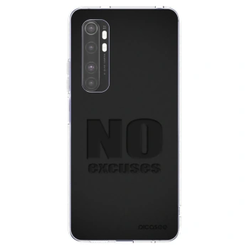 Picasee husă transparentă din silicon pentru Xiaomi Mi Note 10 Lite - No Excuses