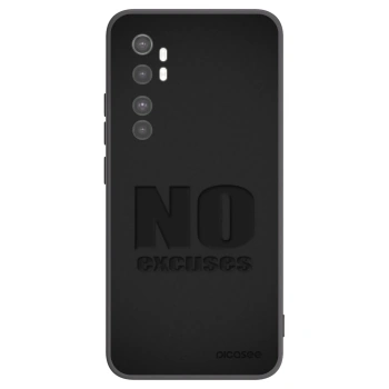 Picasee husă neagră din silicon pentru Xiaomi Mi Note 10 Lite - No Excuses