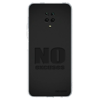 Picasee husă transparentă din silicon pentru Xiaomi Redmi Note 9S - No Excuses