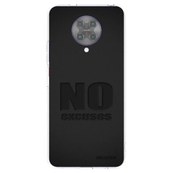 Picasee husă transparentă din silicon pentru Xiaomi Poco F2 Pro - No Excuses
