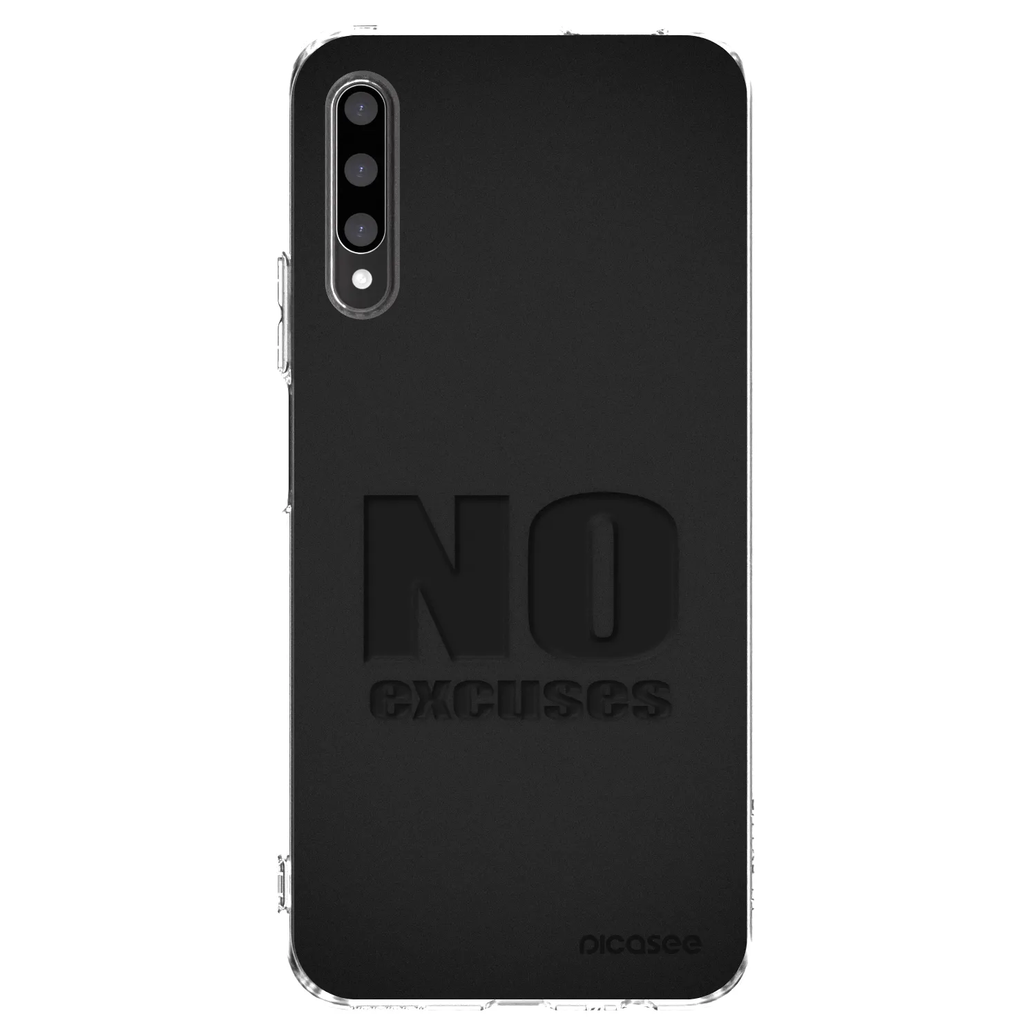 Picasee husă transparentă din silicon pentru Honor 9X Pro - No Excuses
