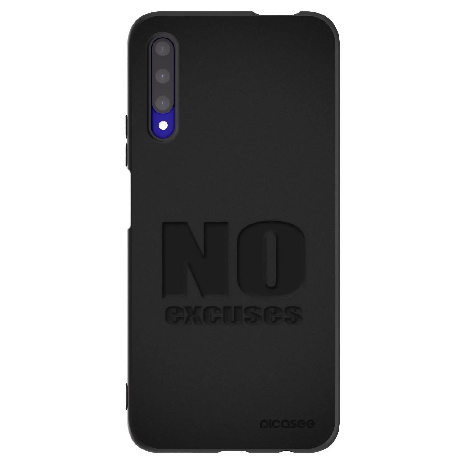 Picasee husă neagră din silicon pentru Honor 9X Pro - No Excuses